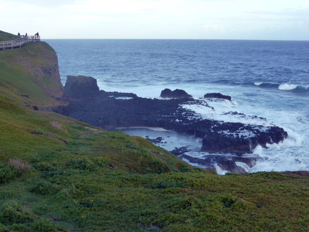 The Nobbies Boardwalk and cliffs at the Bass Strait