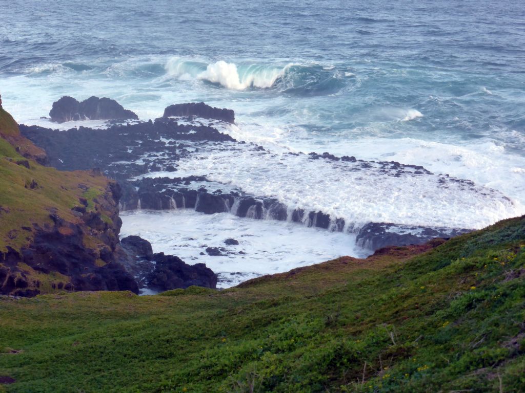 Cliffs at the Bass Strait, viewed from the Nobbies Boardwalk