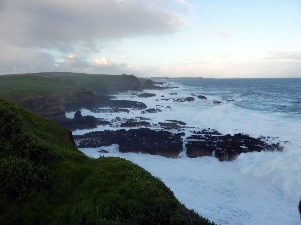 Cliffs at the Bass Strait, viewed from the Nobbies Boardwalk