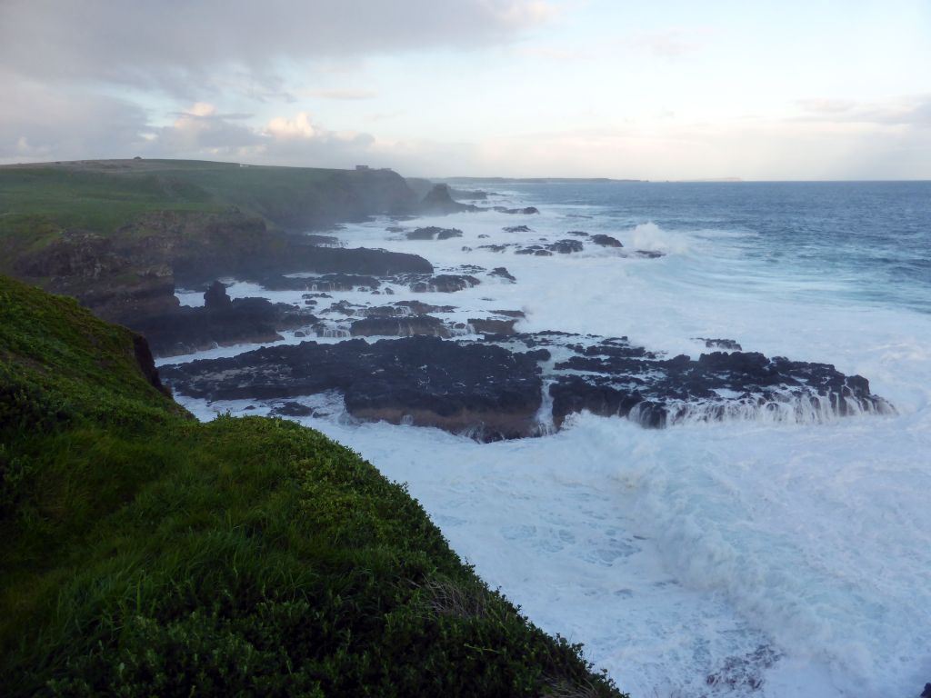 Cliffs at the Bass Strait, viewed from the Nobbies Boardwalk