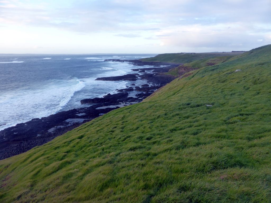 Cliffs at the Bass Strait, viewed from the Nobbies Boardwalk