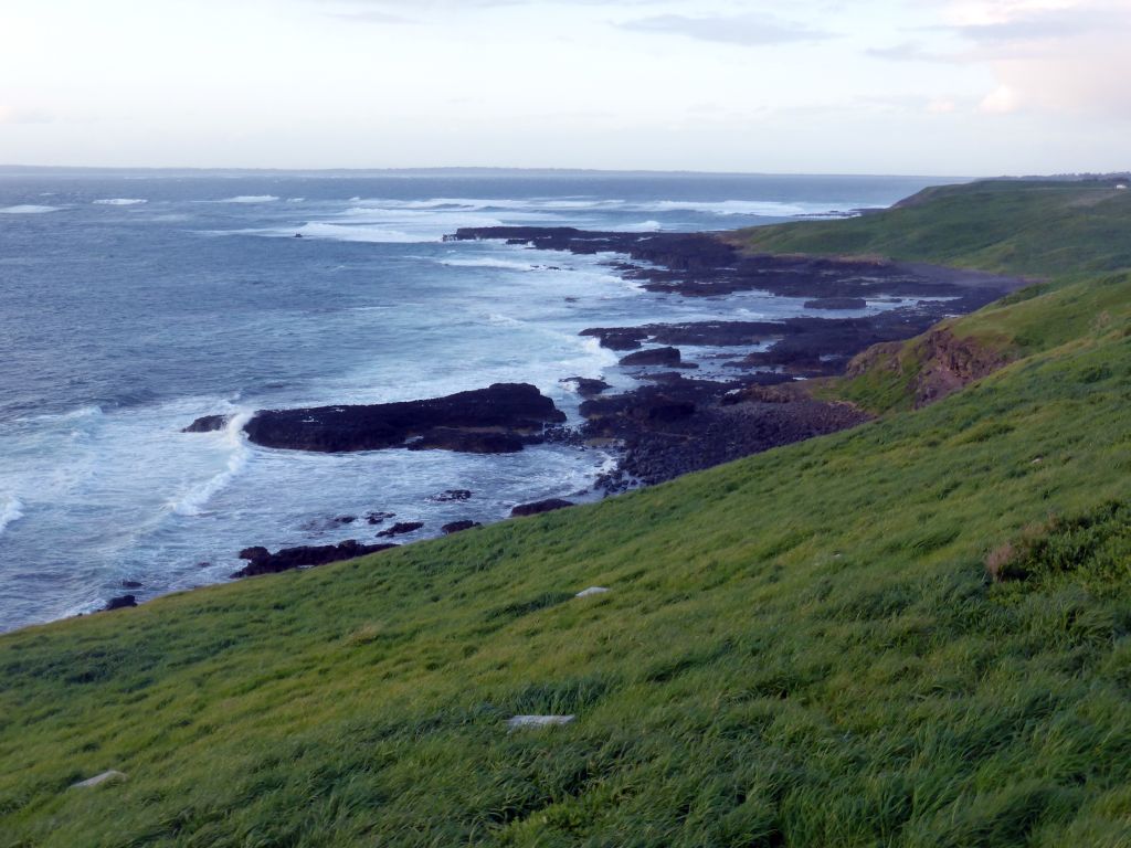 Cliffs at the Bass Strait, viewed from the Nobbies Boardwalk