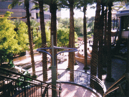 Inner garden of the Embassy Suites Hotel