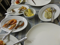 Dinner at the La Buca restaurant at the Via Massimo D`Azeglio street