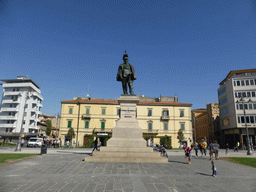 The statue of Vittorio Emanuele II at the Piazza Vittorio Emanuele II square