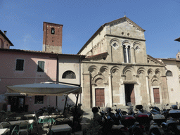 Front of the San Frediano Church at the Piazza San Frediano square