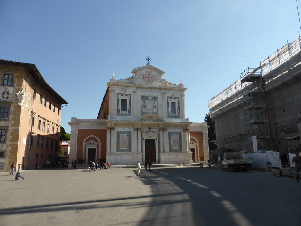 The Piazza dei Cavalieri square with the Santo Stefano dei Cavalieri Church