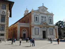 The Piazza dei Cavalieri square with the Santo Stefano dei Cavalieri Church