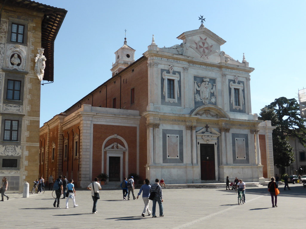 The Piazza dei Cavalieri square with the Santo Stefano dei Cavalieri Church