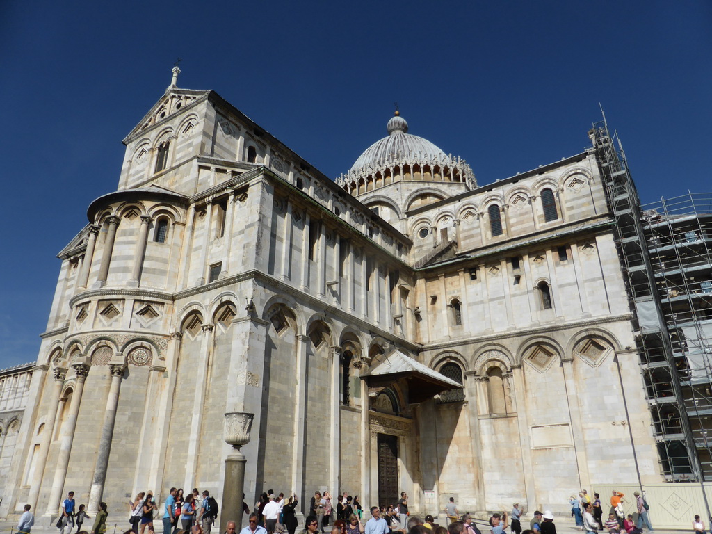 The Pisa Duomo cathedral at the Piazza del Duomo square