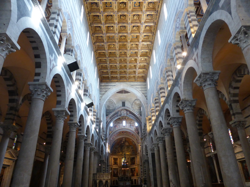 Nave and apse of the Pisa Duomo cathedral