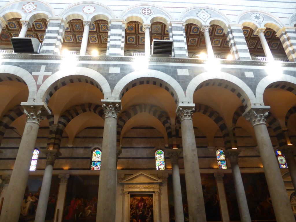 Aisle of the Pisa Duomo cathedral