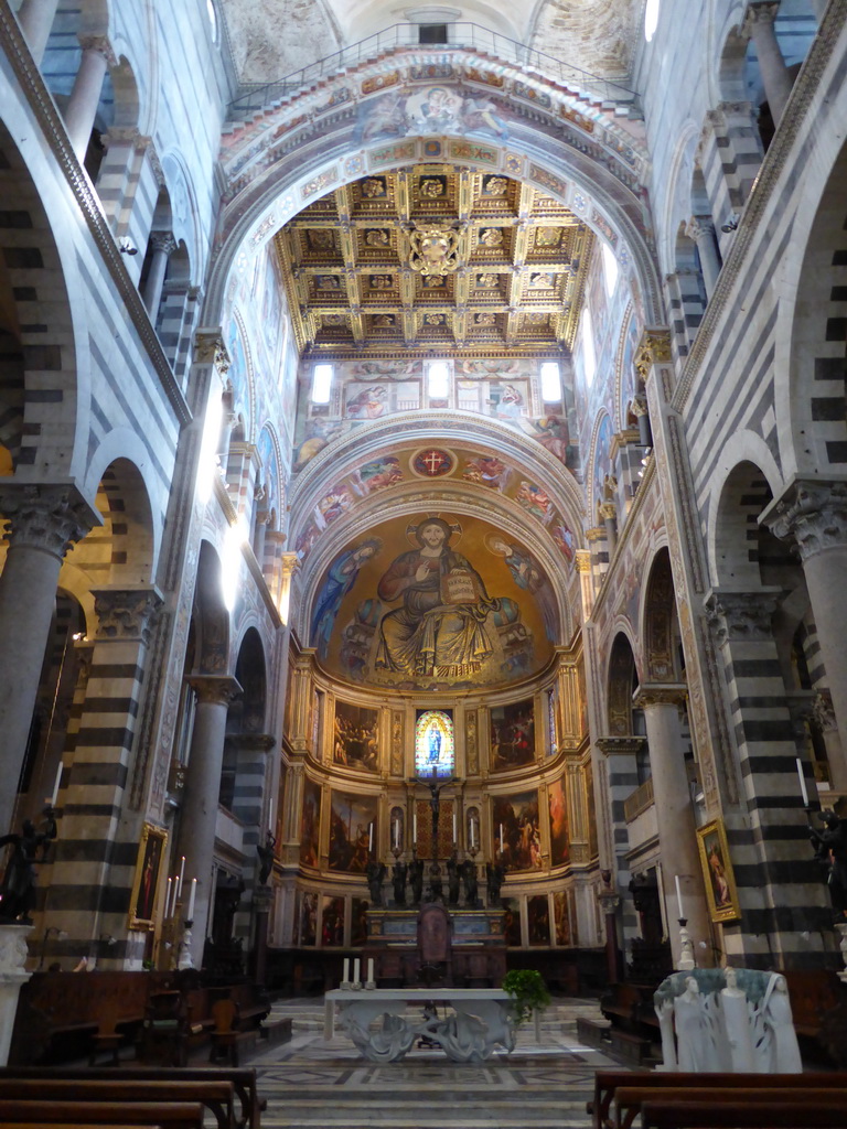 Choir, apse and altar of the Pisa Duomo cathedral