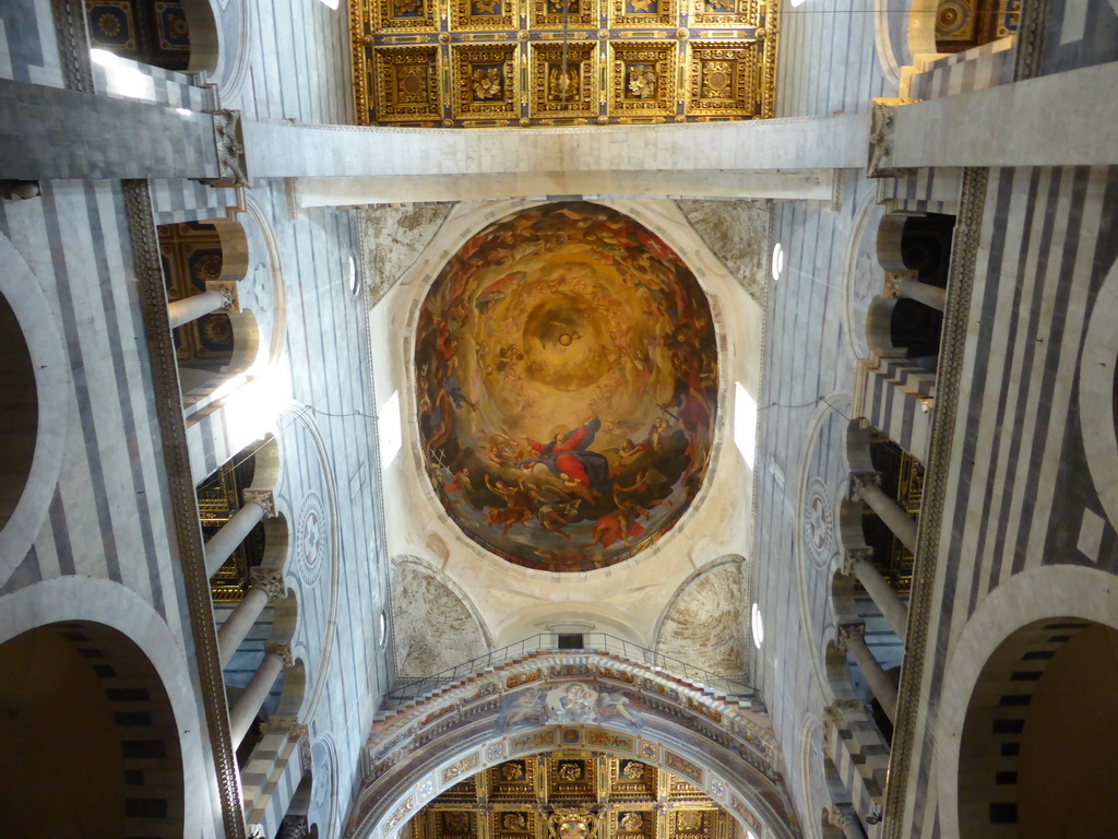 Ceiling and dome of the Pisa Duomo cathedral