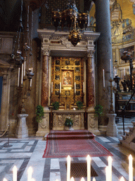 Altar on the left side of the apse of the Pisa Duomo cathedral
