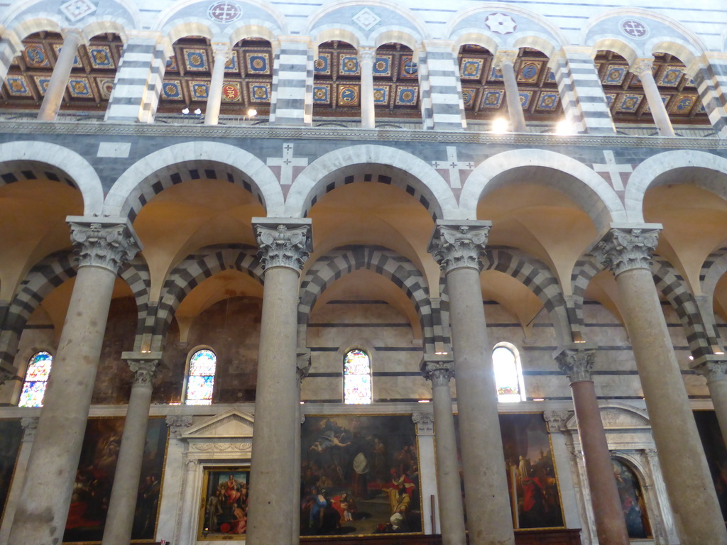 Aisle of the Pisa Duomo cathedral