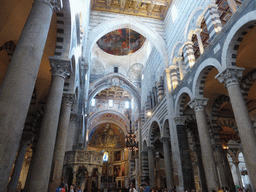 Nave and pulpit of the Pisa Duomo cathedral