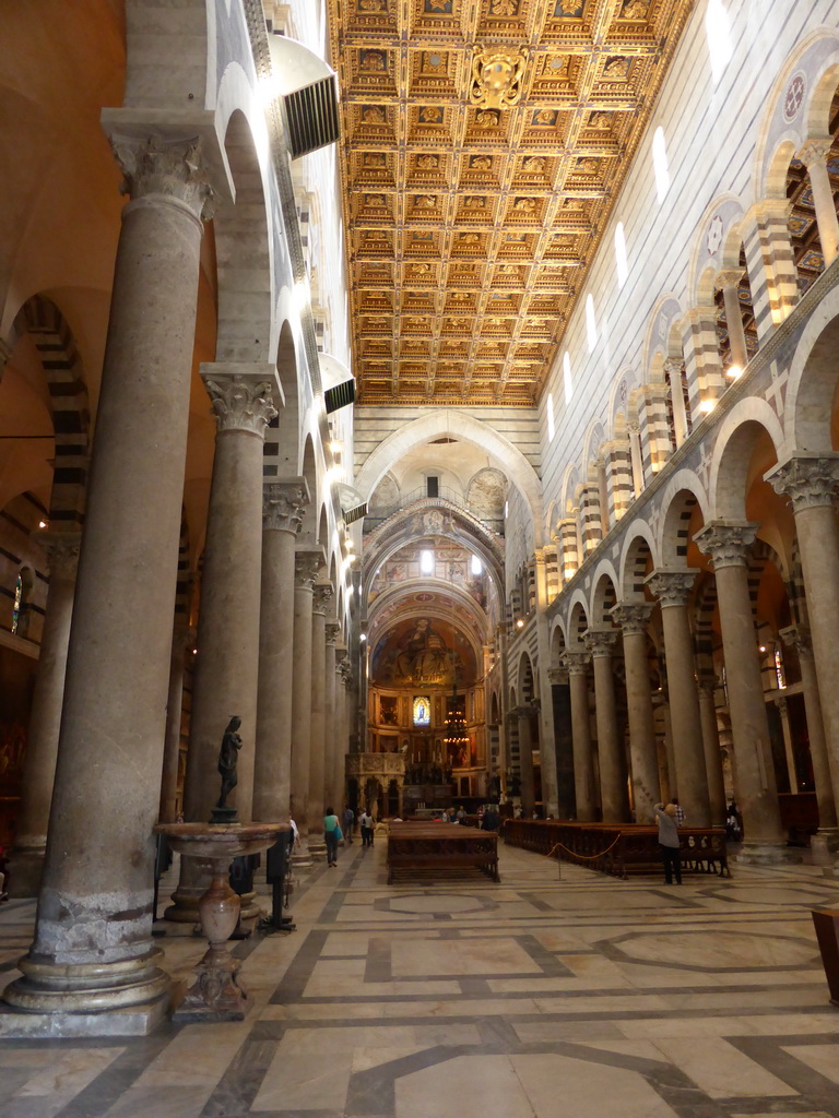 Nave and apse of the Pisa Duomo cathedral