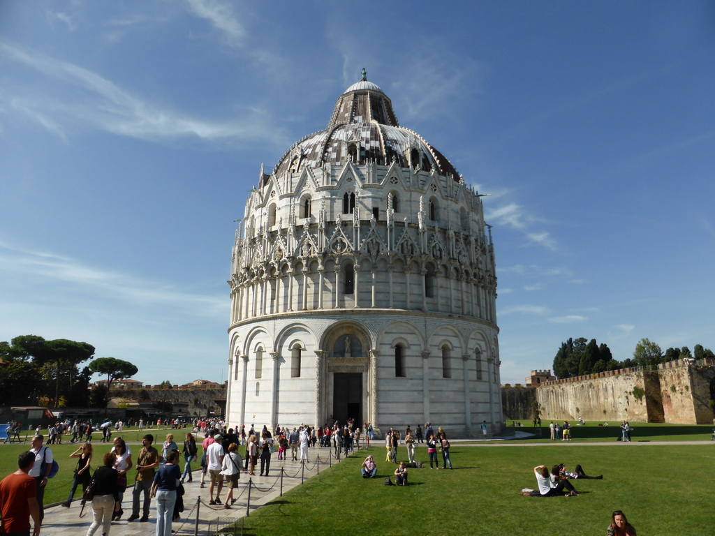 The Baptistry of St. John at the Piazza del Duomo square