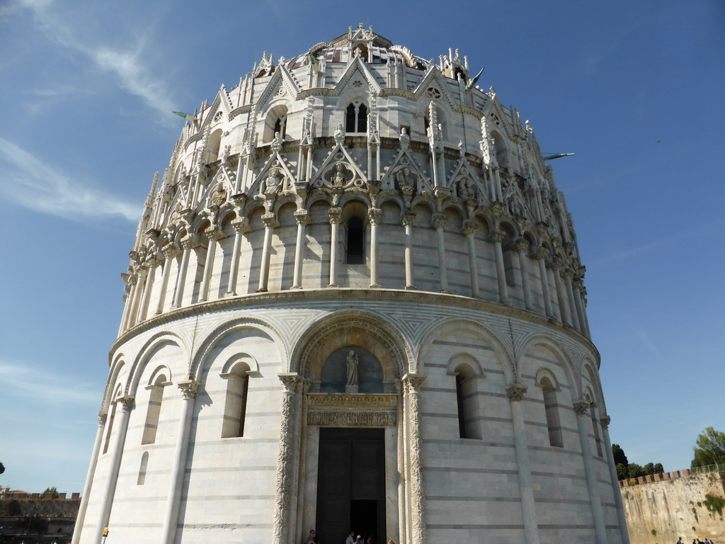 The Baptistry of St. John at the Piazza del Duomo square