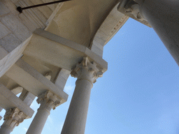 Columns of the gallery of the Leaning Tower of Pisa