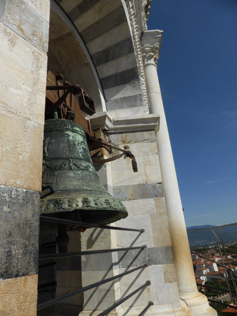 Bell at the top floor of the Leaning Tower of Pisa