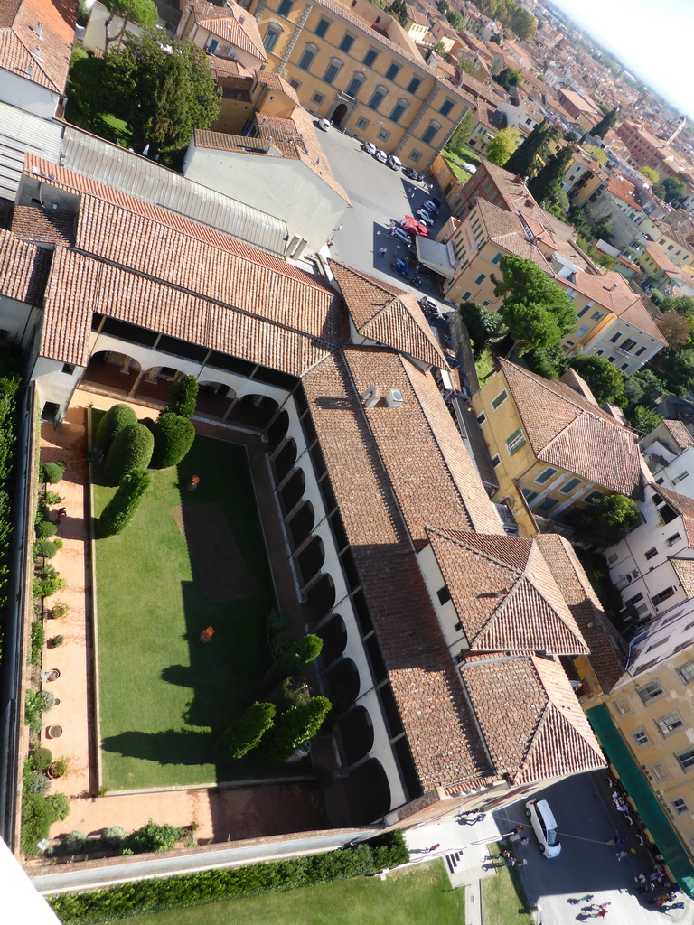 The Museo dell`Opera del Duomo museum, viewed from the Leaning Tower of Pisa