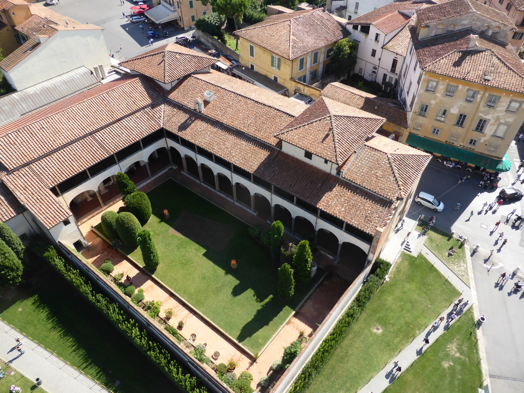 The Museo dell`Opera del Duomo museum, viewed from the Leaning Tower of Pisa