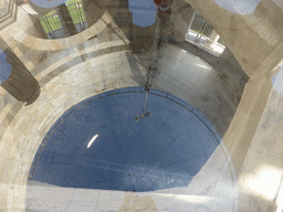 The shaft of the Leaning Tower of Pisa, viewed from the top floor