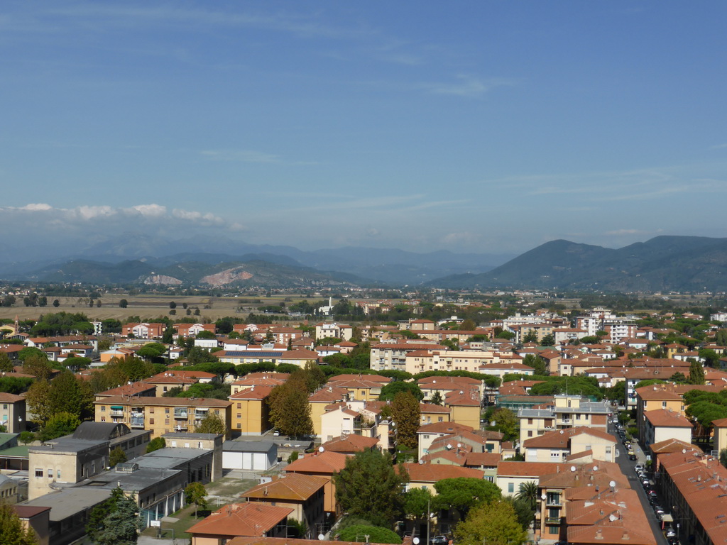The north side of the city, viewed from the Leaning Tower of Pisa