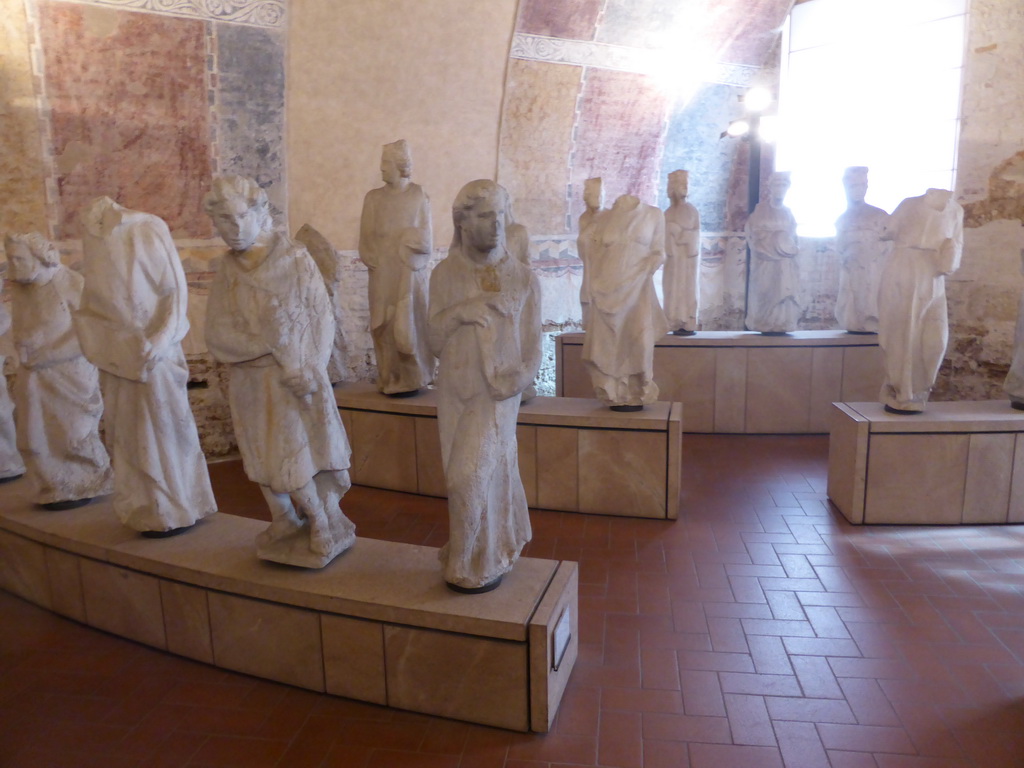 Statues at the Museo dell`Opera del Duomo museum