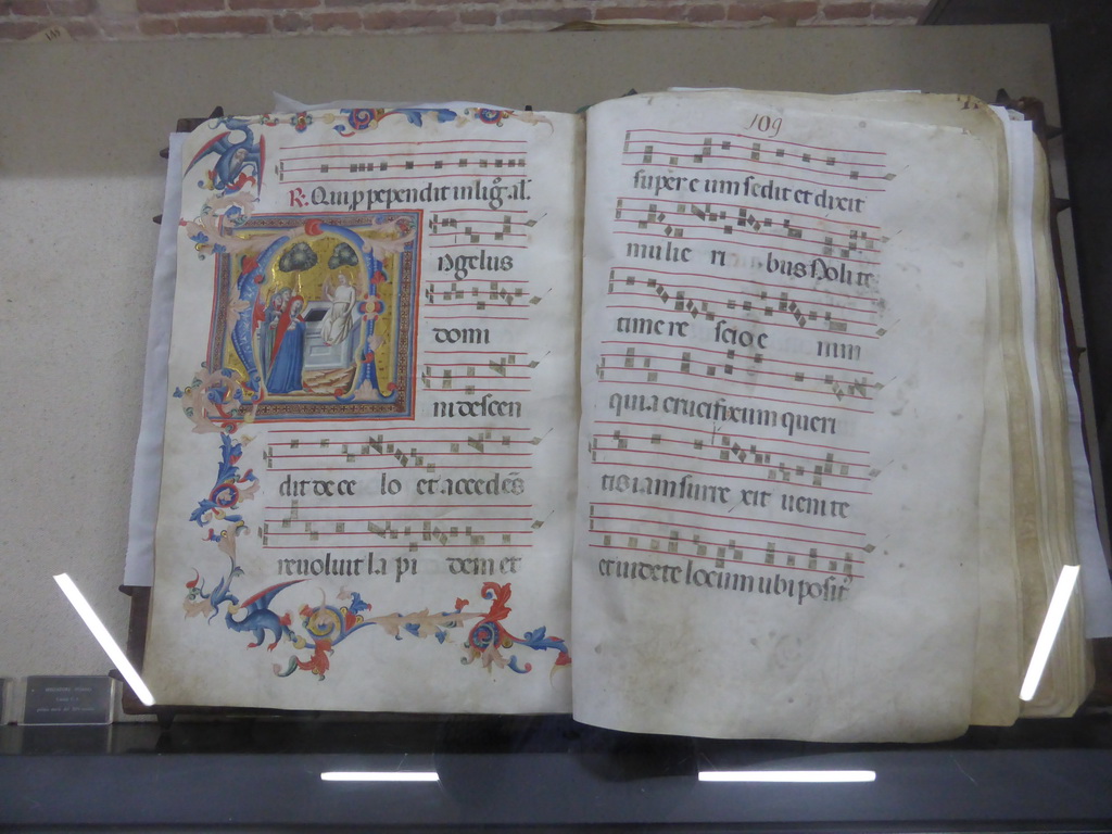 Book at the Museo dell`Opera del Duomo museum