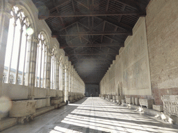 Tombs and frescoes at the Camposanto Monumentale cemetery