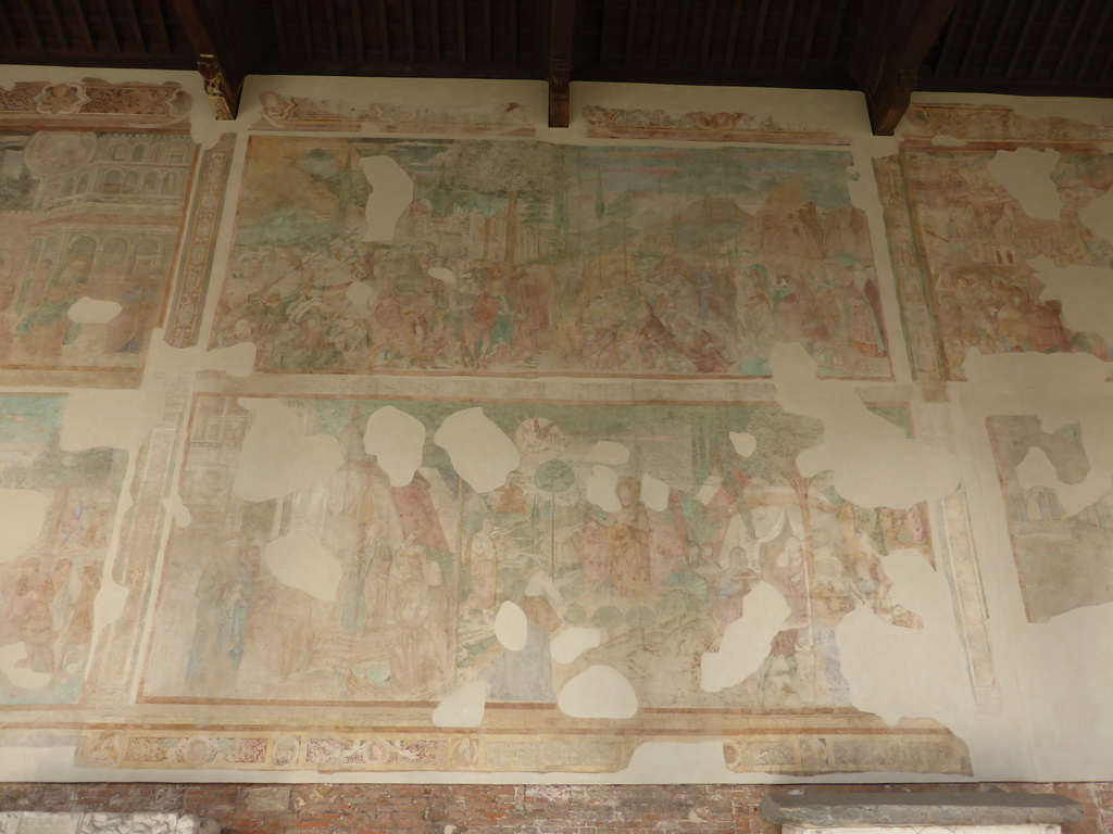 Frescoes at the Camposanto Monumentale cemetery