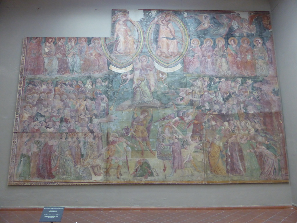 Fresco `Last Judgement` at the Camposanto Monumentale cemetery