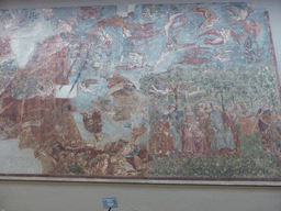 Right side of the fresco `The Triumph of Death` by Buonamico Buffalmacco at the Camposanto Monumentale cemetery