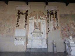Tomb and busts at the Camposanto Monumentale cemetery