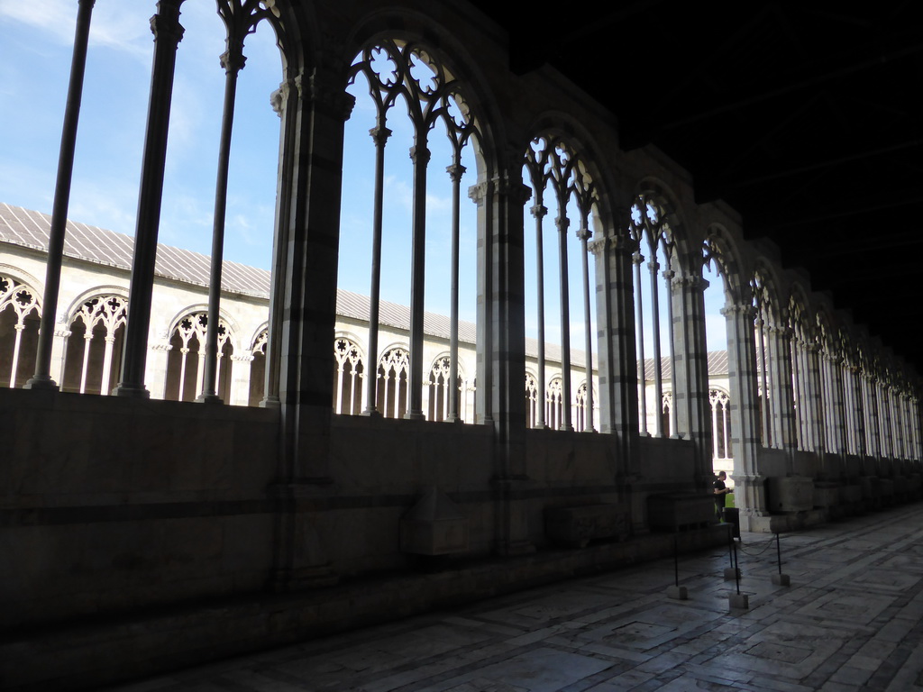 Tombs at the Camposanto Monumentale cemetery