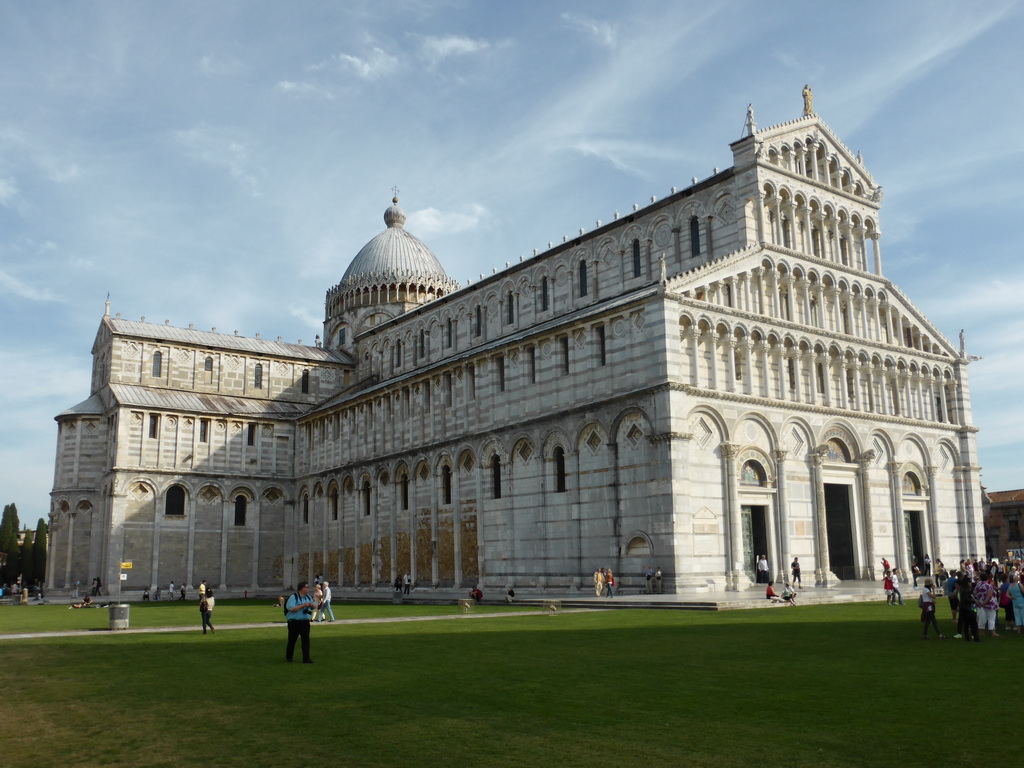 The Piazza del Duomo square with the Pisa Duomo cathedral