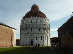 The Piazza del Duomo square with the Baptistry of St. John, the Camposanto Monumentale cemetery and the City Wall