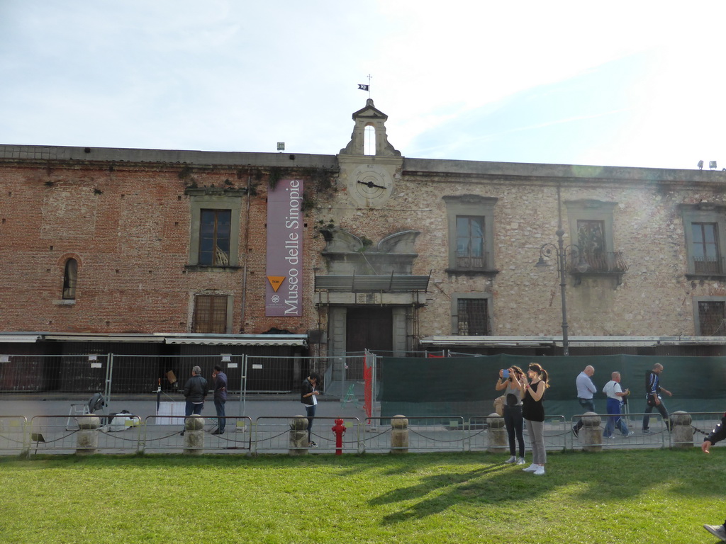 Front of the Museo delle Sinopie museum at the Piazza del Duomo square