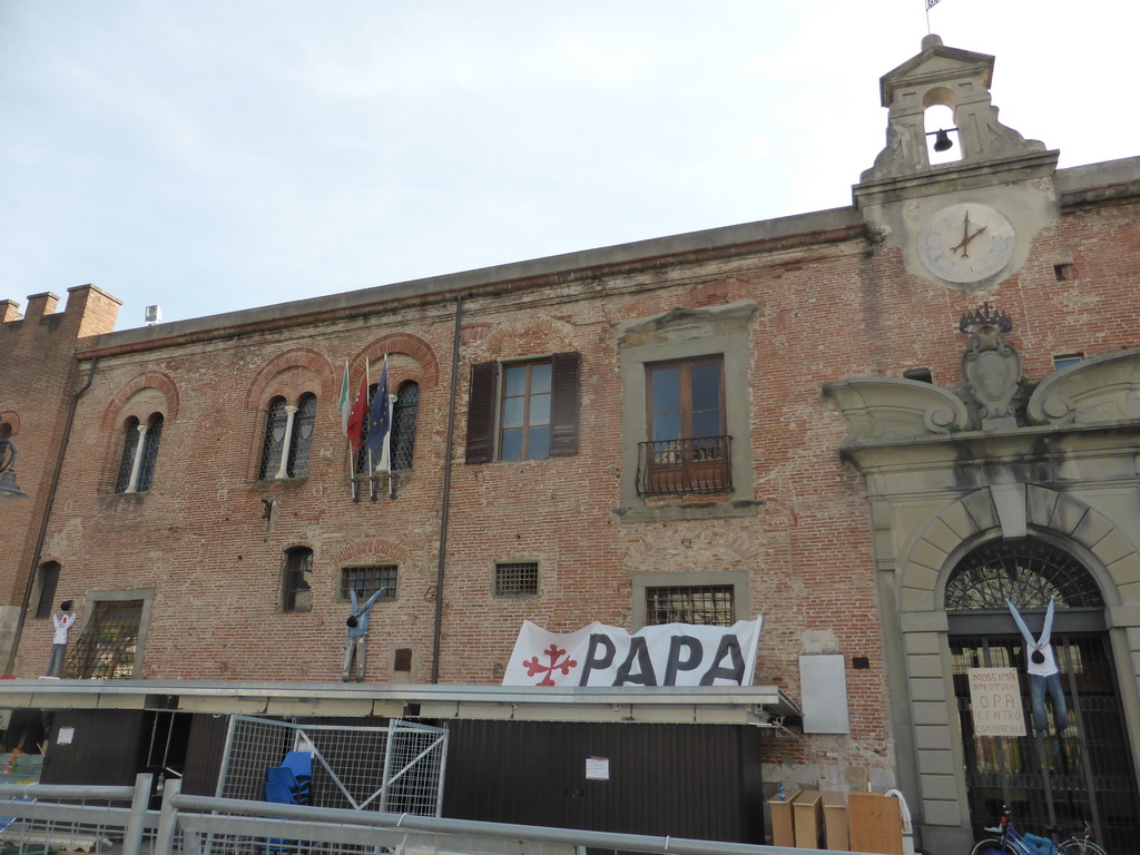 Front of the Museo delle Sinopie museum at the Piazza del Duomo square