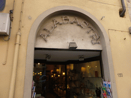 Alabastri shop at the Via Roma street