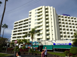 Front of the H10 Las Palmeras hotel at the Avenida Rafael Puig Lluvina street