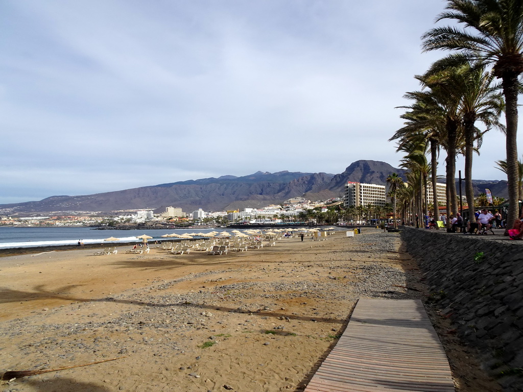 Northeast side of the Playa Honda beach