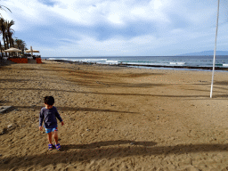 Max at the Playa Honda beach