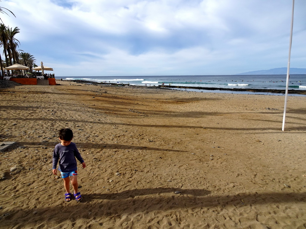 Max at the Playa Honda beach