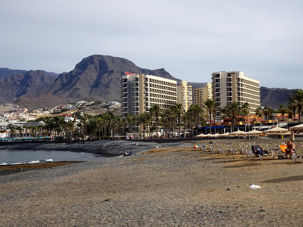 Northeast side of the Playa Honda beach and the Sol Tenerife hotel