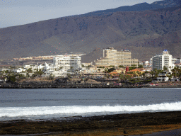 Buildings at Costa Adeje, viewed from the Playa Honda beach