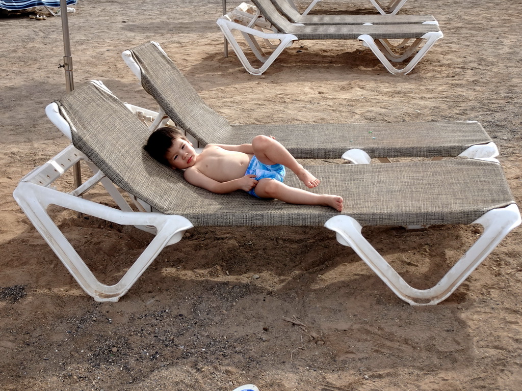 Max at the Playa Honda beach